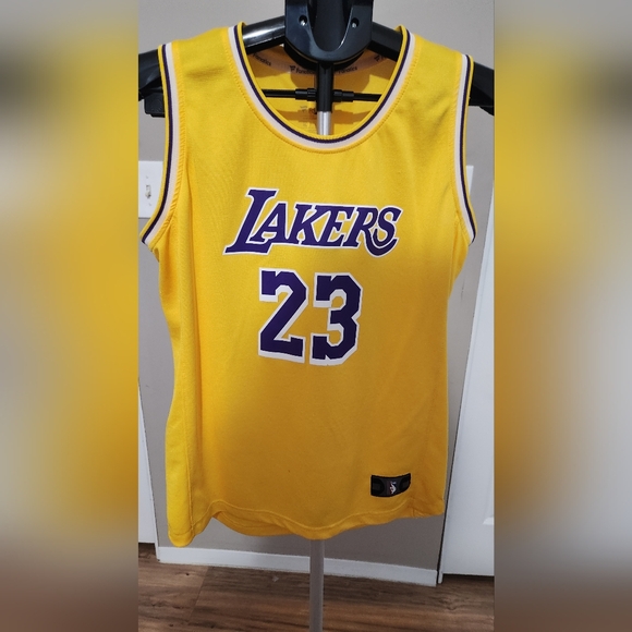 Fanatics Other - Fanatics Youth XL Yellow Lakers James #23 Jersey